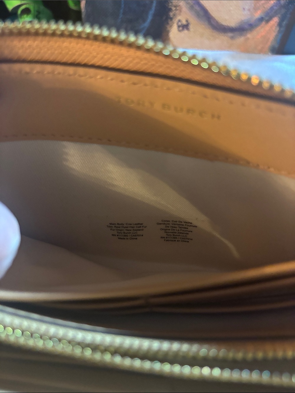 Tory Burch Multicolor Striped Leather Zip Wallet - Picture 13 of 17